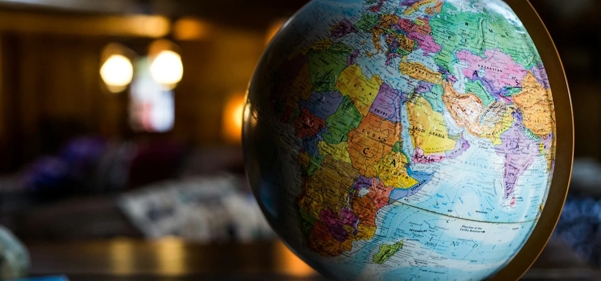 A globe representing responsible global business
