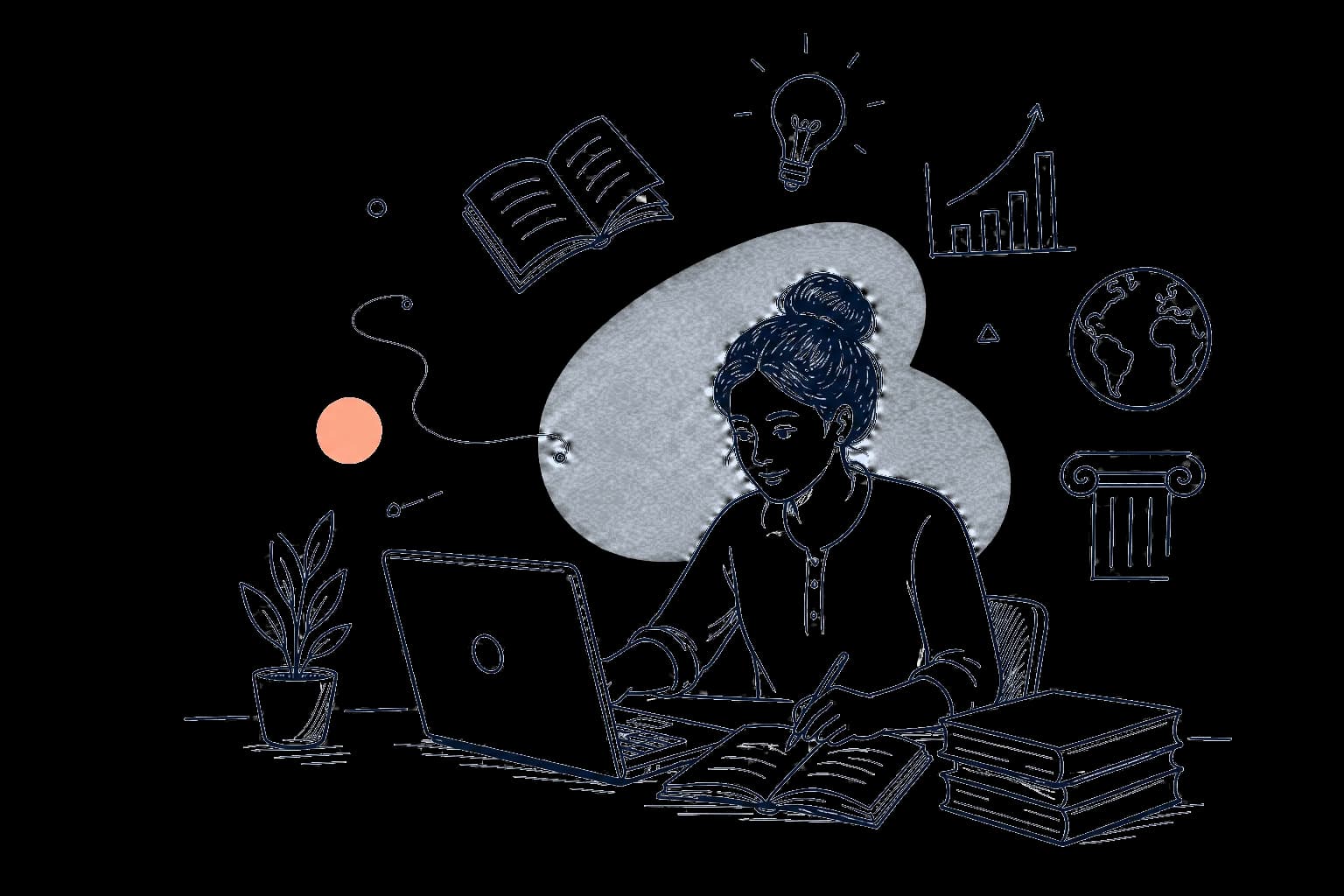 ISBS learner building practical skills through guided online study
